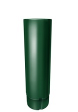 Труба круглая Grand Line 90 мм, 1 м Зеленый мох RAL 6005