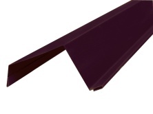 Ветровая широкая планка 95х120 МеталлПрофиль Valory 0,5 сталь 2 м RR779 Темно-фиолетовый