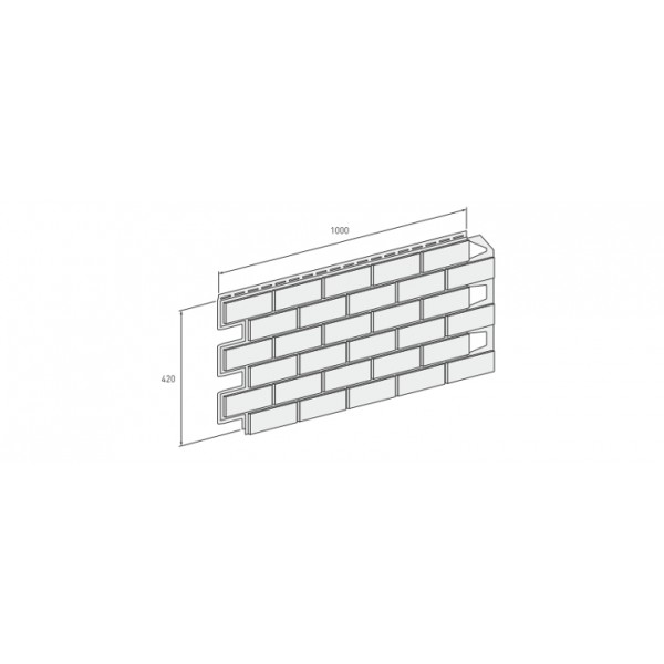 Фасадная панель VOX Solid Brick Regular (Кирпич) York (Йорк)