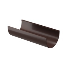 Водосток Деке Premium Желоб 3 м. Темно-коричневый Шоколад
